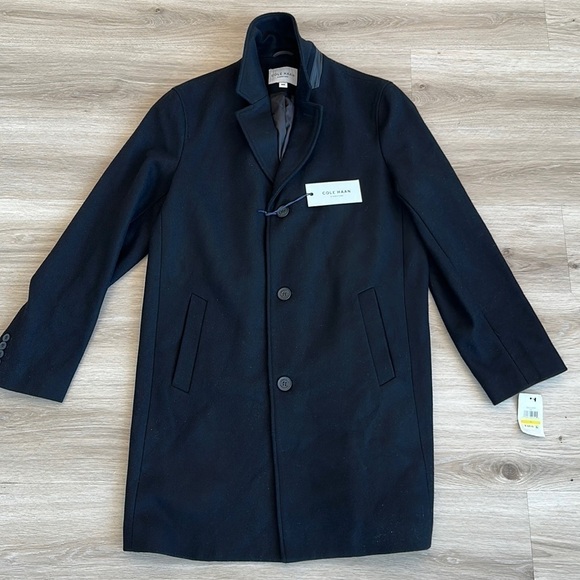 Cole Haan black jacket size medium - Picture 1 of 5